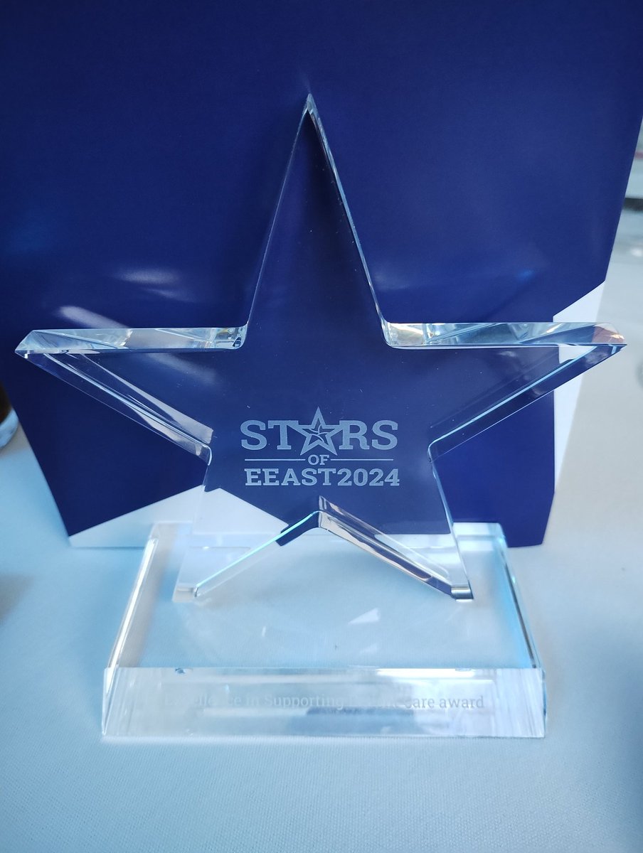WINNERS.......!!!!!
#starsofeeast2024

Excellence in Patient Care winners with the PEOLC PGD team.

<a href="/EEAST_UrgCare/">EEAST Primary & Urgent Care</a>