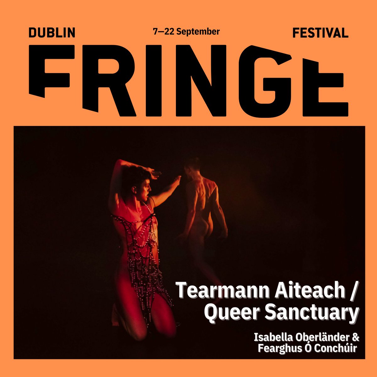 Dublin Fringe Festival (@dublinfringe) on Twitter photo ✨ 1 week until Tearmann Aiteach / Queer Sanctuary arrives <a href="/ProjectArts/">Project Arts Centre</a>! Celebrate queer bodies, fabulous strangeness, and movement with us—tickets are selling fast!
📍 Project Arts Centre
🎟️ Get tickets here! loom.ly/4TgsPmo
#QueerSanctuary #DublinFringeFest #LGBTQArt ✨ 1 week until Tearmann Aiteach / Queer Sanctuary arrives <a href="/ProjectArts/">Project Arts Centre</a>! Celebrate queer bodies, fabulous strangeness, and movement with us—tickets are selling fast!
📍 Project Arts Centre
🎟️ Get tickets here! loom.ly/4TgsPmo
#QueerSanctuary #DublinFringeFest #LGBTQArt