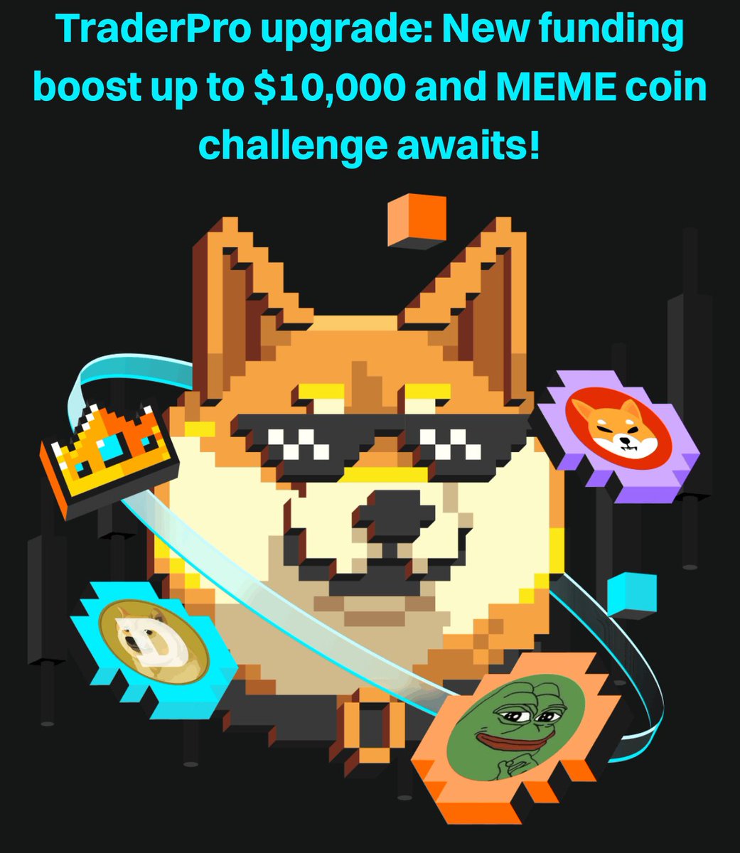 I’m excited to announce to you guys that 
the traderPro Season 3 is HERE!  

It’s time to prove your trading skills and unlock up to $10,000 in funding! 

 What’s in it for you?
•- Up to $10,000 funding boost 
•- MEME Coin Challenge: Top traders get BIGGER rewards! 
•-