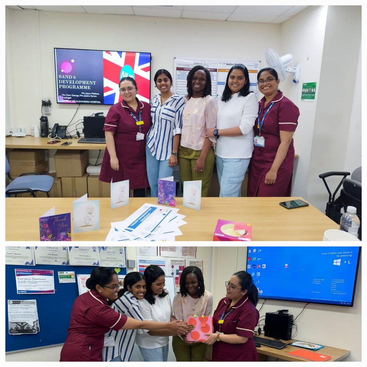 Shikha Sharma💙🧡❤️🩹💜 (@shikhapdn) on Twitter photo Proud moment! Ist cohort of Band 6 professional development prog in ED @NHSHarlow shared incredible journeys & learning experiences.They grown into confident,strong advocates for staff & patient care.
Plan to expand this to UEC in 2025
<a href="/Gsep_/">Giuseppe Labriola FRSA RN RM (He/Him)</a>
<a href="/pread152/">Polly Read</a>
<a href="/delabauve/">✨Debbie de Labauve✨</a>
<a href="/theonlyelizab/">Elizabeth Kurian</a> Proud moment! Ist cohort of Band 6 professional development prog in ED @NHSHarlow shared incredible journeys & learning experiences.They grown into confident,strong advocates for staff & patient care.
Plan to expand this to UEC in 2025
<a href="/Gsep_/">Giuseppe Labriola FRSA RN RM (He/Him)</a>
<a href="/pread152/">Polly Read</a>
<a href="/delabauve/">✨Debbie de Labauve✨</a>
<a href="/theonlyelizab/">Elizabeth Kurian</a>