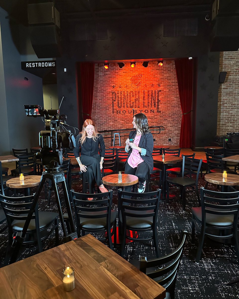 Thank you @kprc2laurenk and <a href="/houstonlifetv/">Houston Life TV</a> for coming through during our grand opening weekend to enjoy some laughs with @davechappelle &amp; <a href="/realmoamer/">MO AMER</a>!

Check the link in <a href="/houstonlifetv/">Houston Life TV</a>’s bio for an in-depth look at our venue before coming out to a show!

See ya soon, Houston 👋