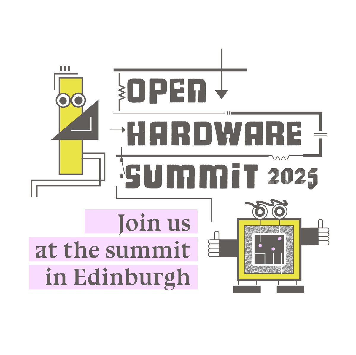 It's official!! We're going to Edinburgh, Scotland for 2025!! We're so excited to make it over the pond and get to see all the exciting open source work happening over there!  We are also now accepting proposals, hit up 2025.oshwa.org to learn more.