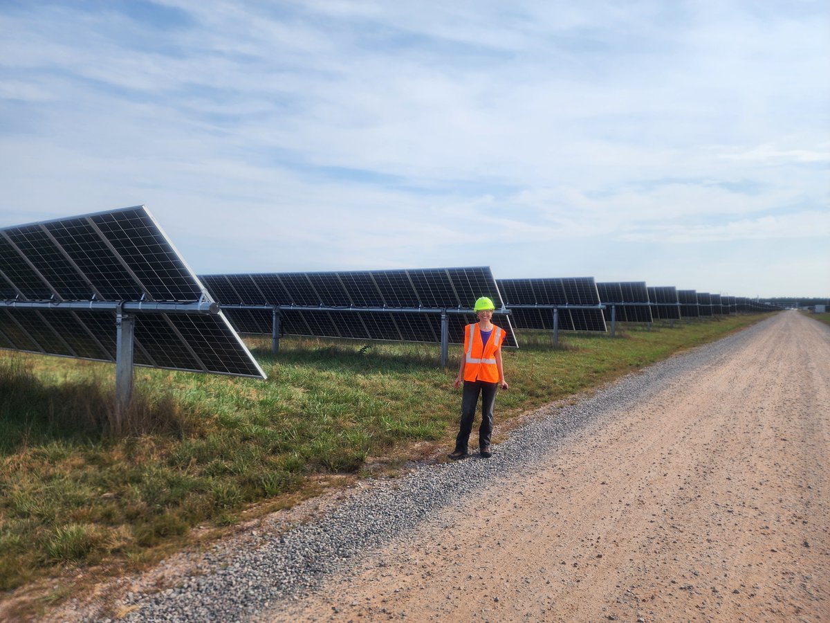 A wee peak behind the scenes of some of my time on the road this week in Wisconsin reporting for <a href="/CipherClimate/">Cipher News</a> on clean energy deployment in the state. Full story to come. 

Hard hat fashion forever!

👷‍♀️👷‍♀️👷‍♀️👷‍♀️