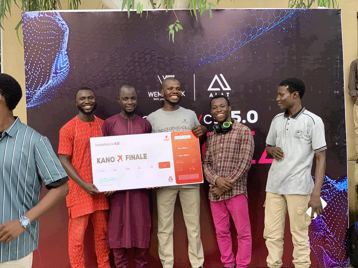 _GeekyCoder's tweet image. My team and I participated in the just concluded #hackaholics5.0 organized by @wemabank  and we came out second and will be going for the grand finale at Lagos

A big appreciation to @wemabank and @alat_ng for this great opportunity and hoping to see more of it