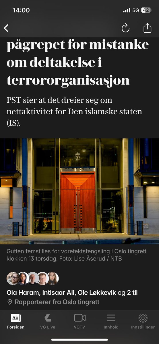 Er det bare jeg som syns det er ganske gøy, at <a href="/vgnett/">VG</a>  bruker en journalist som heter Haram til å dekke  en sak om en islamist?