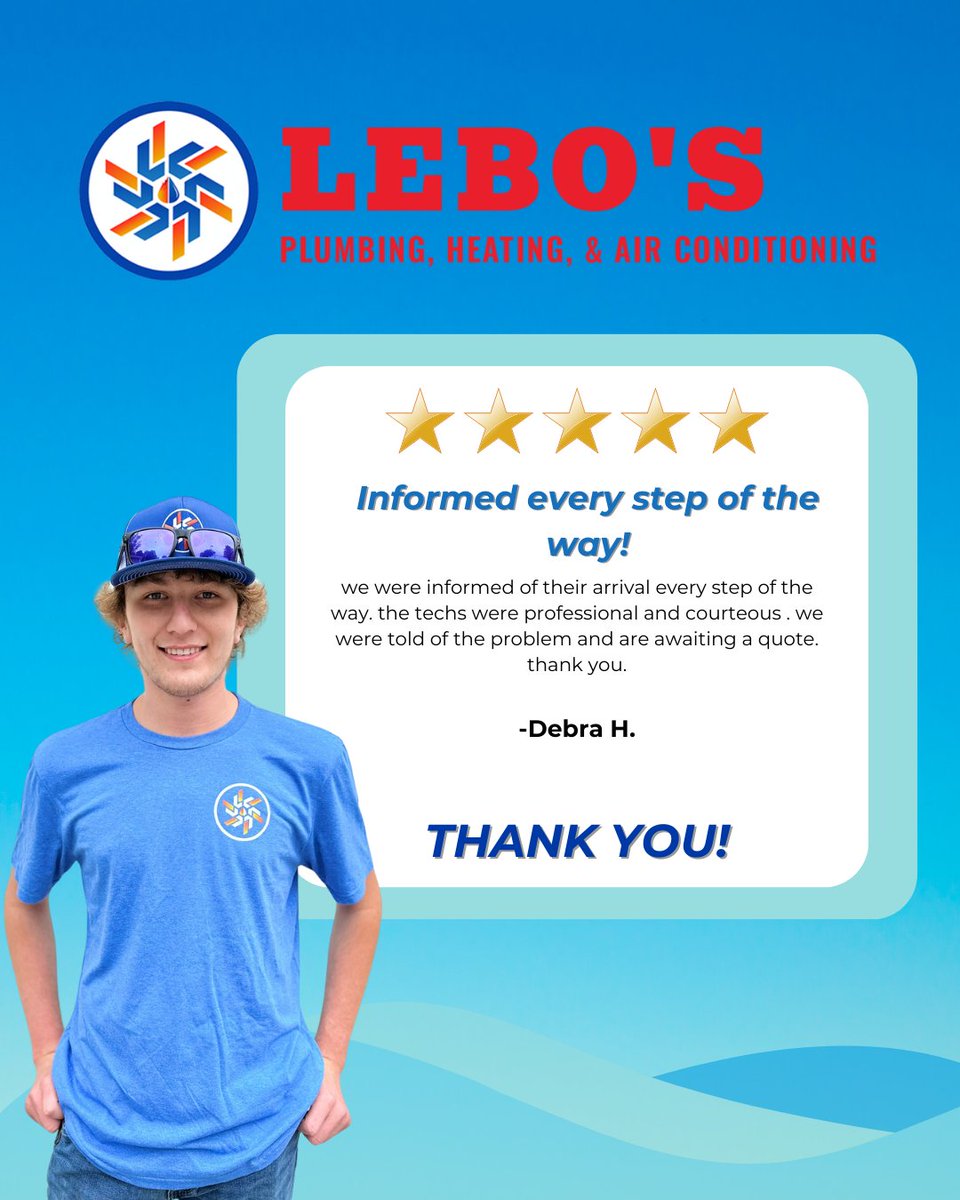 One thing about Lebo's, we're always going to keep you in the loop! 

Looking for an HVAC pro?
Look no further than Lebo's!

Contact us:
☎️(717)-243-8345
💻leboshvac.com
📨 info@leboshvac.com