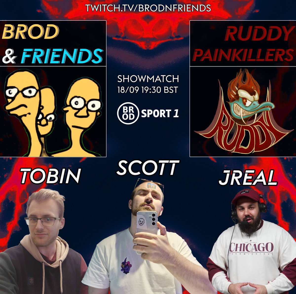 Brod & Friends (@brodnfriends) on Twitter photo Friendship with <a href="/RuddyCorp/">Ruddy Corporation</a> is over
Won't meet in groups, so we had to arrange a scrap
Next Wednesday. 19:30.
🎙️
<a href="/MiddlecottIsMe/">Middlecott</a>
<a href="/JrealCasts/">Jreal</a>
Tobin Friendship with <a href="/RuddyCorp/">Ruddy Corporation</a> is over
Won't meet in groups, so we had to arrange a scrap
Next Wednesday. 19:30.
🎙️
<a href="/MiddlecottIsMe/">Middlecott</a>
<a href="/JrealCasts/">Jreal</a>
Tobin