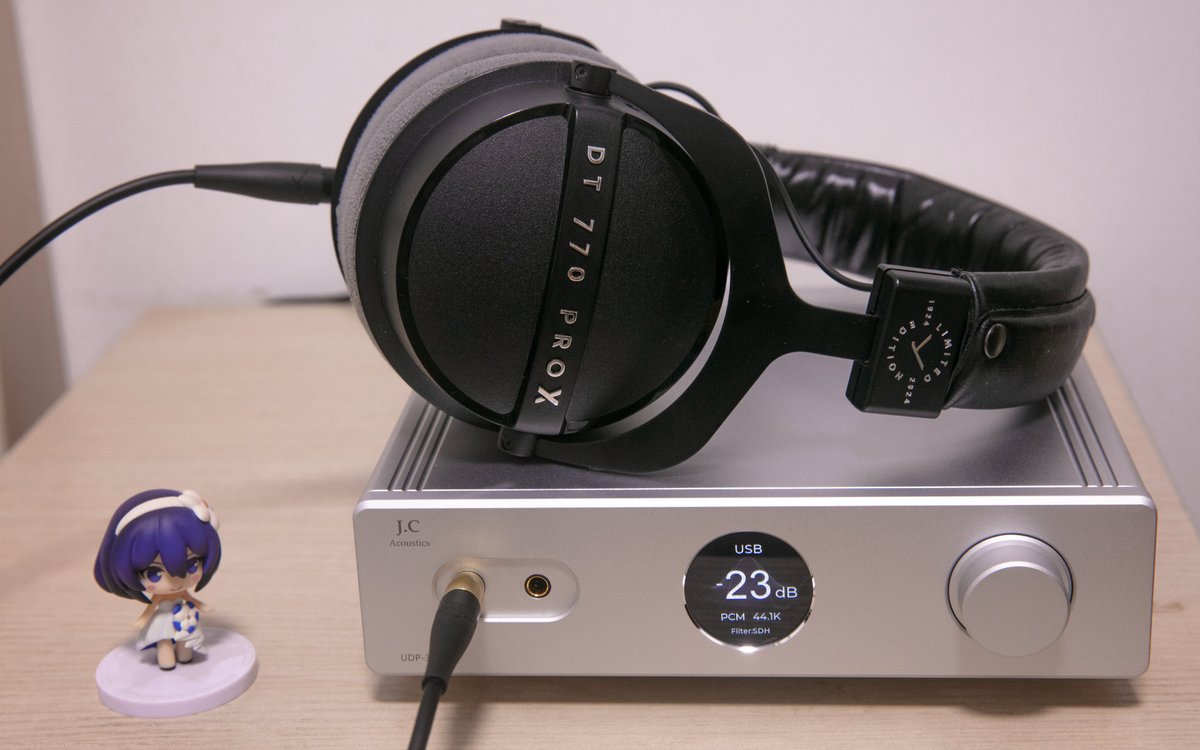 BronyaCatO2's tweet photo. DT770pro X（dt700prox earpads）+UDP3 @beyerdynamic 
#eイヤ17周年愛機写真コンテスト https://t.co/dE1KFzrnxx