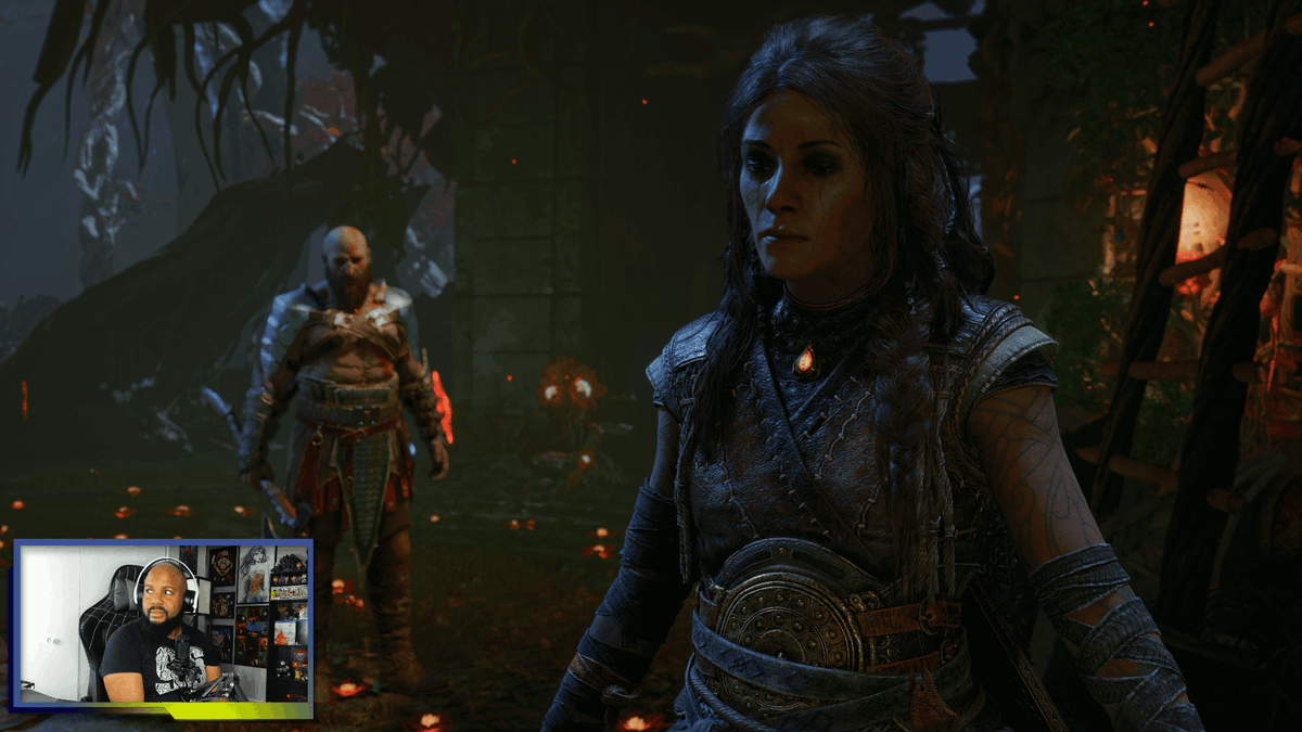 LogicalGamersTV's tweet photo. Reminiscing about God of War Ragnarok for #tbt so I decided to showcase a couple of stills from my stream. The character and environmental design, the gameplay, the voice acting, and the compelling storytelling, made this such an amazing game. https://t.co/Zhb6Rz7lRe