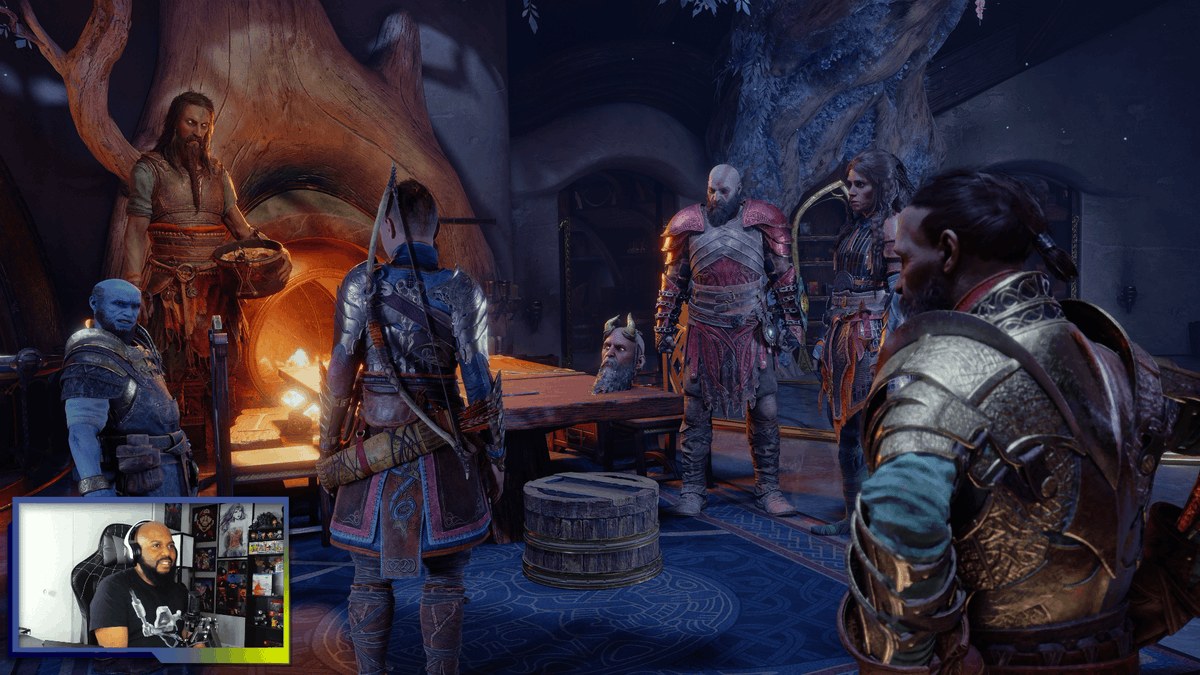 LogicalGamersTV's tweet photo. Reminiscing about God of War Ragnarok for #tbt so I decided to showcase a couple of stills from my stream. The character and environmental design, the gameplay, the voice acting, and the compelling storytelling, made this such an amazing game. https://t.co/Zhb6Rz7lRe