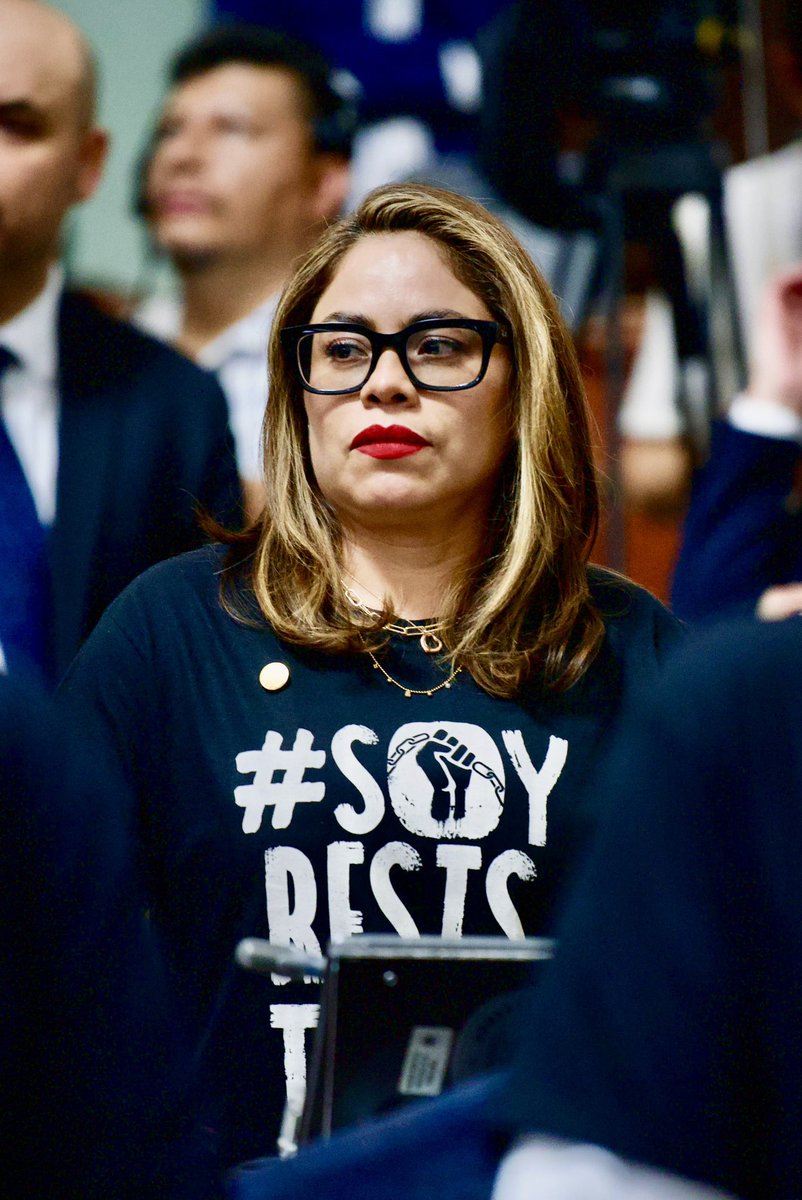 Claudiamontesol's tweet photo. El oficialismo no diáloga, ni escucha. Amenaza, impone y reprime. 

Por eso, los integrantes del @GPPANCDMX votamos en contra de la regresiva reforma al Poder Judicial, y seguiremos alzando la voz con valentía para defender a México. #SomosResistencia https://t.co/Dif6iY2l1T