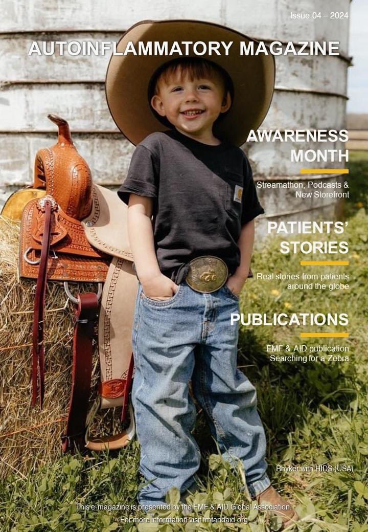 🌟 It's Here! 🌟 After months of hard work, our yearly magazine is finally ready! 🎉
Inside, you'll find the latest news from the autoinflammatory community.
📖 Spread the word by sharing it with friends and family! Click here: fmfandaid.org/_files/ugd/74a…