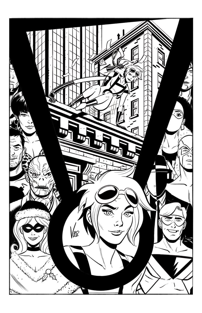 almosthomefree's tweet photo. Here is one for all you progress junkies out there. Below is the final draft, ink and the completed version with colour. Pin-up for the Impossible Jones comic series by @KarlKesel and David Hahn. #impossiblejones https://t.co/rEqLY9fwkg