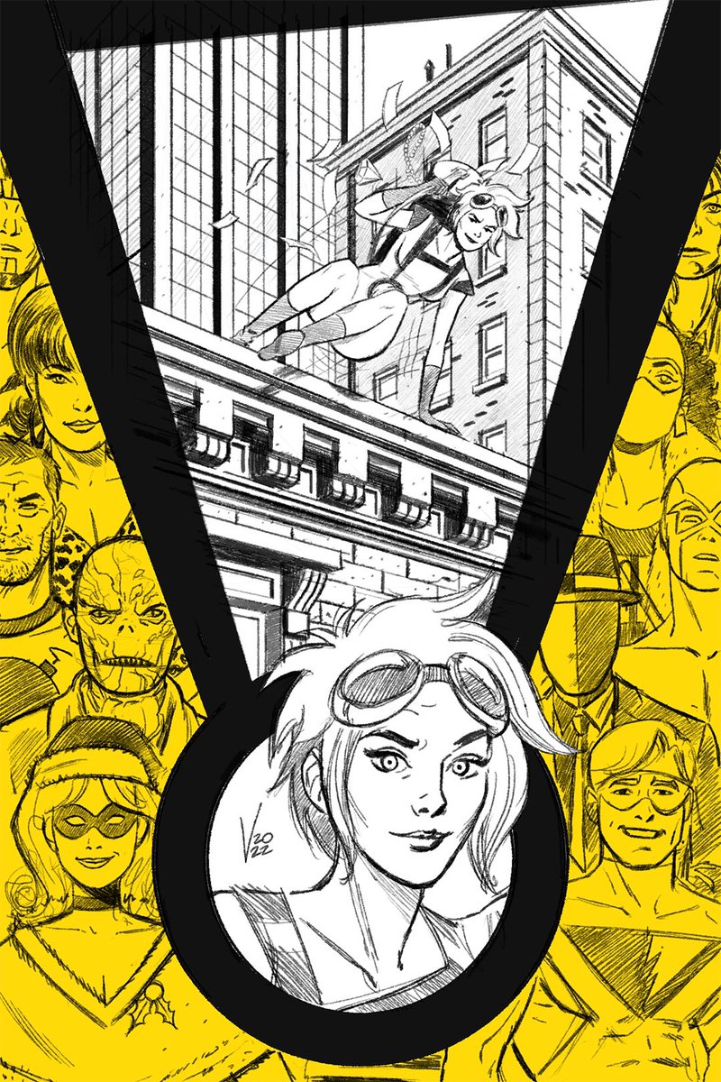 almosthomefree's tweet photo. Here is one for all you progress junkies out there. Below is the final draft, ink and the completed version with colour. Pin-up for the Impossible Jones comic series by @KarlKesel and David Hahn. #impossiblejones https://t.co/rEqLY9fwkg