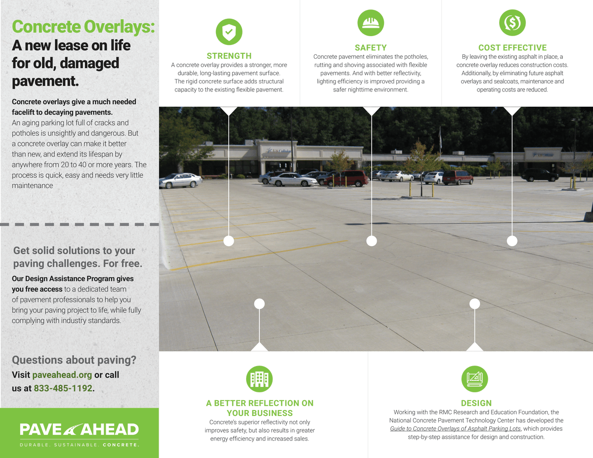 Pave_Ahead's tweet photo. Did you know that #concrete overlays can extend a pavement's lifespan by anywhere from 20 to 40 or more years? 📈 

Learn more about Pave Ahead's Design Assistance Program: https://t.co/L7Lf5FRi05

#PaveAhead #ConcreteOverlays #Lifespan #DesignCenter https://t.co/cLlnd2eJe5