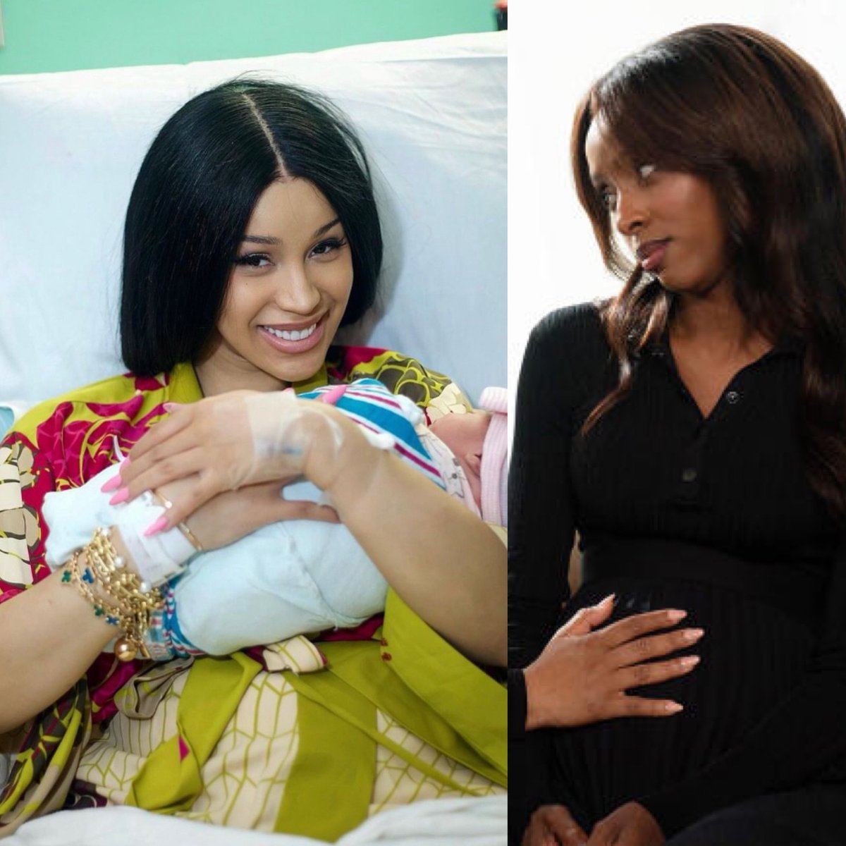 Breaking: Cardi B gave birth to her 3rd child before Karen gave birth to her first. 😂❤️🤰🏽 #SistasOnBET #ZatimaOnBETPlus