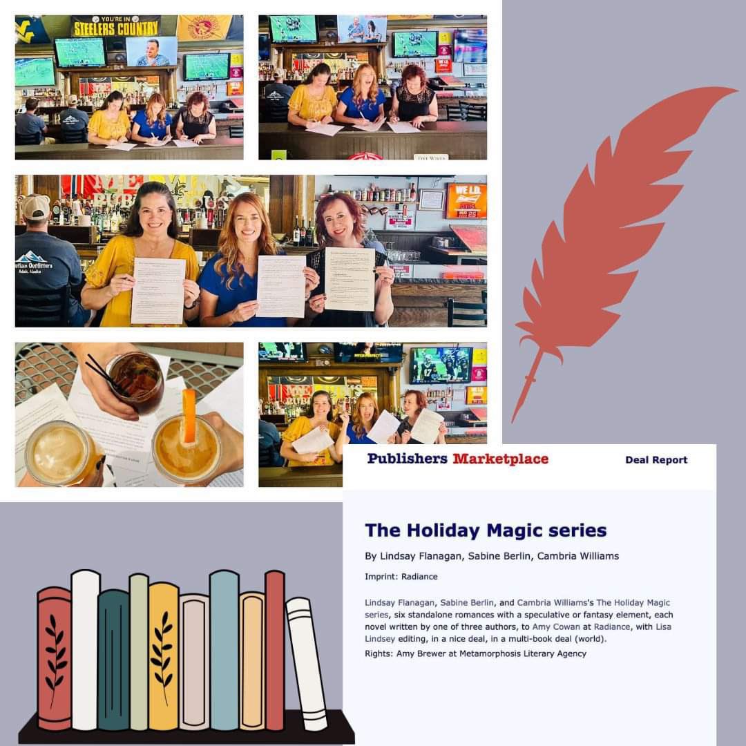 I’m thrilled to announce my foray into young adult romance! I am sharing this news with <a href="/sabinewrites/">Sabine Berlin</a> and <a href="/CambriaWilliams/">Cambria Williams</a>. We have signed a multi-book deal with Radiance to bring six holiday magic books to you! #youngadultbooks #youngadultromance #amwriting #readers