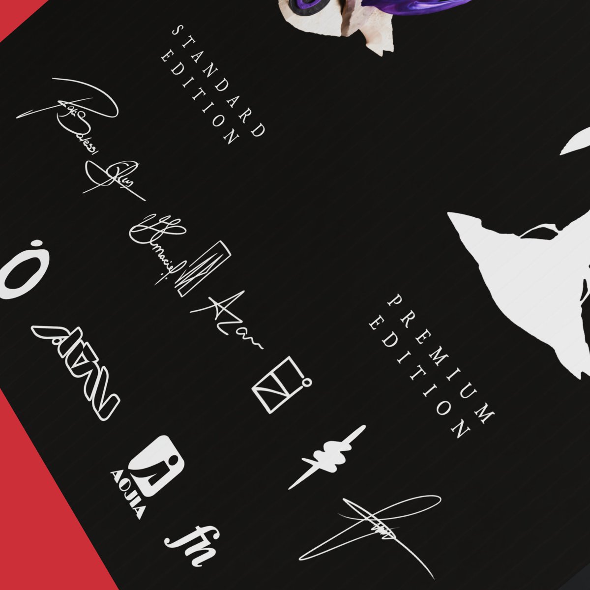 Do you know whose signatures these are?

Reading from left to right they are:

- Rafa Salessi, 3D Bust Modeler

- Gabriel Reis: Full Body Noah

- Me, Art Director

- Azam, Main commercial video

- Eziel, 2D model sheet

- Sampo, Creator of Noah's packaging

- Fidel, 3D Box videos