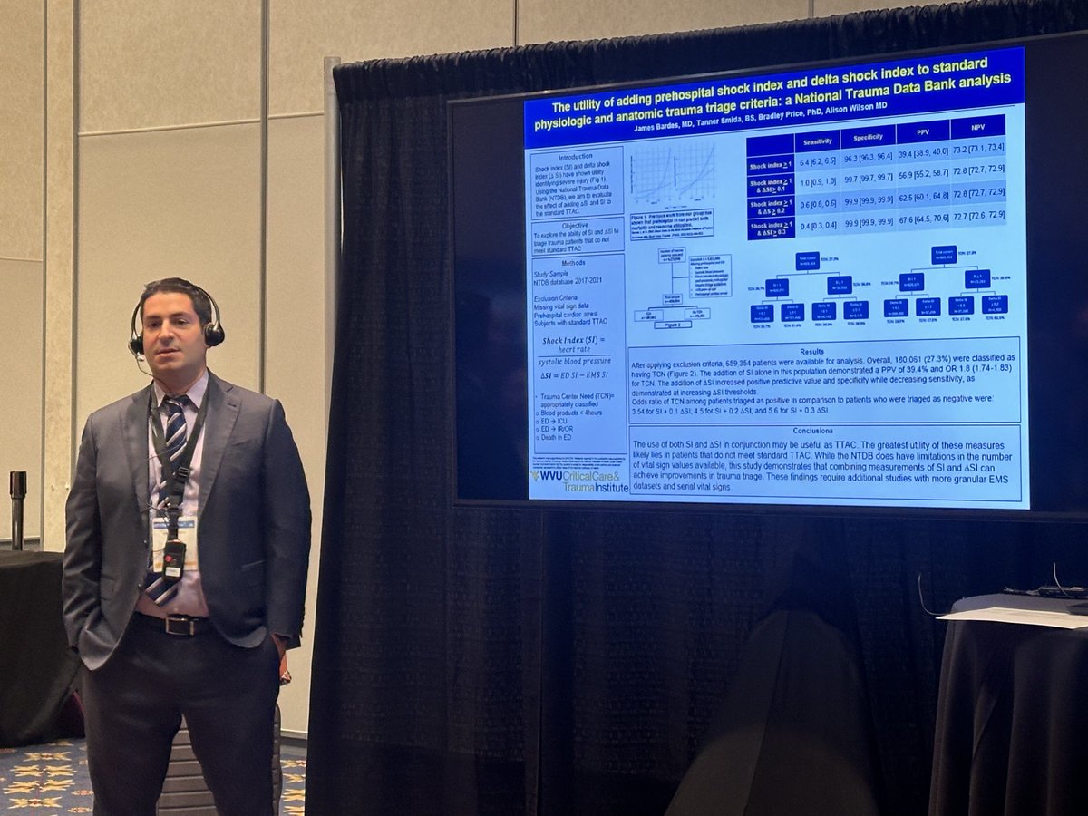 Lauren Dudas (@ldel302) on Twitter photo #AAST2024 <a href="/JBardesMD/">Jim Bardes</a> should you be utilizing delta shock index? <a href="/WVUTrauma/">Jon Michael Moore Trauma Center</a> #AAST2024 <a href="/JBardesMD/">Jim Bardes</a> should you be utilizing delta shock index? <a href="/WVUTrauma/">Jon Michael Moore Trauma Center</a>