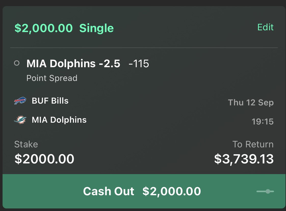 DanyMcLain's tweet image. Tonight’s Plays

MLB⚾️
Yankees F5 -0.5

NFL
Dolphins -2.5

Let’s Get This!🍀