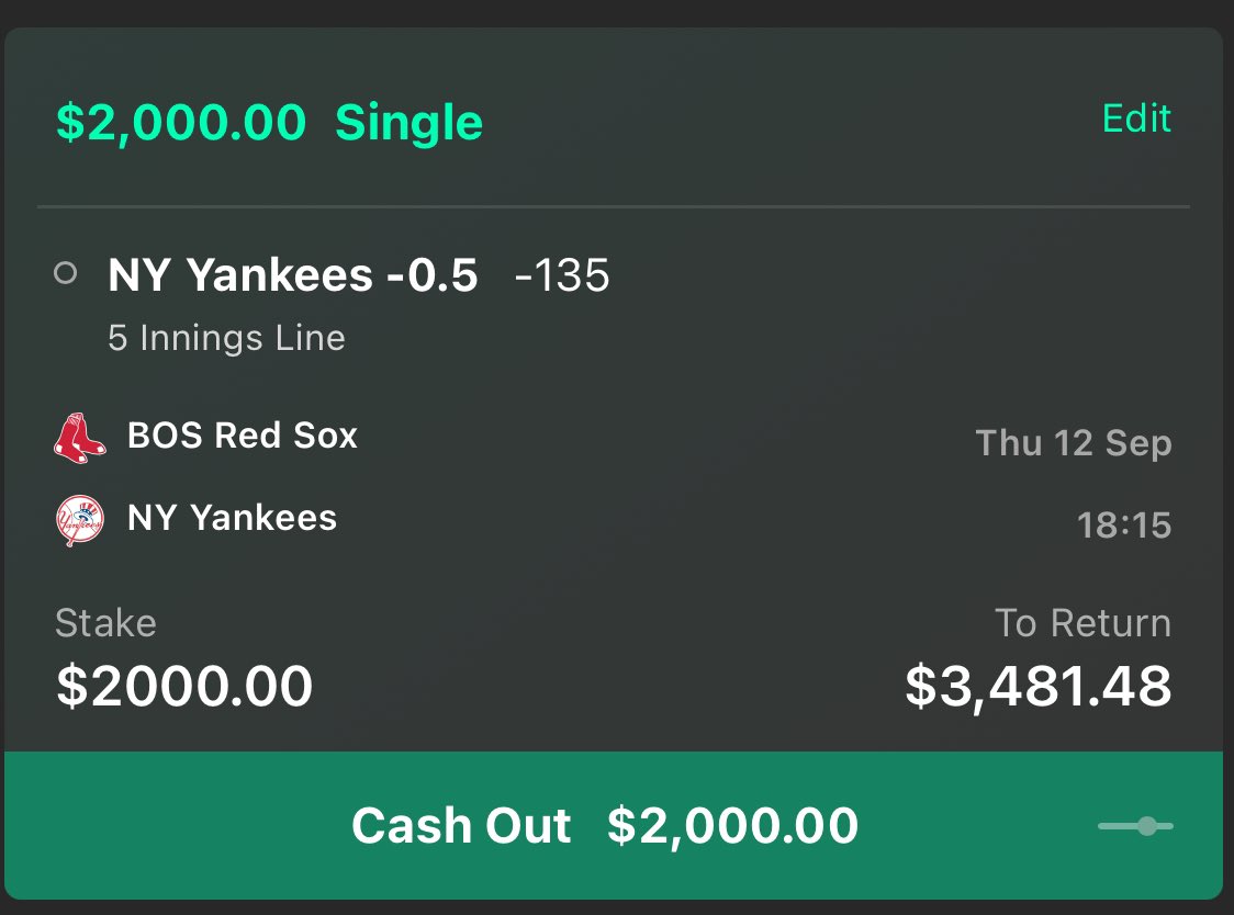 DanyMcLain's tweet image. Tonight’s Plays

MLB⚾️
Yankees F5 -0.5

NFL
Dolphins -2.5

Let’s Get This!🍀
