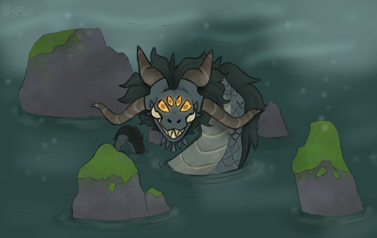 The fearsome dread serpent

doodle for an upcoming project