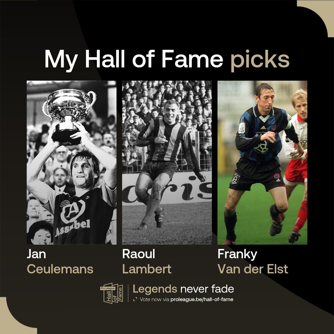 NVanhael's tweet photo. Mijn Hall of Fame picks 💙🖤💪!

#ClubBrugge @DerFrvde #Caje #Lotte #Jpl https://t.co/QN09jIAfIj