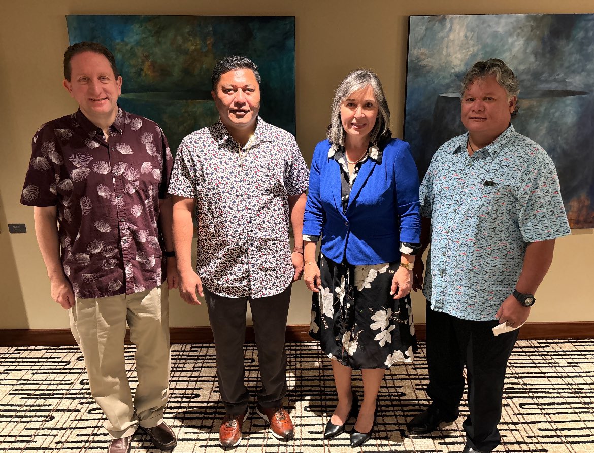 AsstSecCantor's tweet image. Last week I had a highly productive time in Honolulu, Hawaii chairing Joint Economic Committee meetings with the Federated States of Micronesia and the Republic of the Marshall Islands. We made significant progress discussing approximately $190 million in FY25 economic assistance