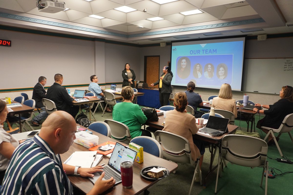 ESCRegion2's tweet photo. 📢 Education Service Center, Region 2 State and Federal Programs Partnership Meeting was held today! Presenters focused on Best Practices in PEIMS Coding. Accurate coding is crucial for operational efficiency and funding. Contact statefed@esc2.net for more info. #ESC2Excellence https://t.co/sZ3X1qViqG