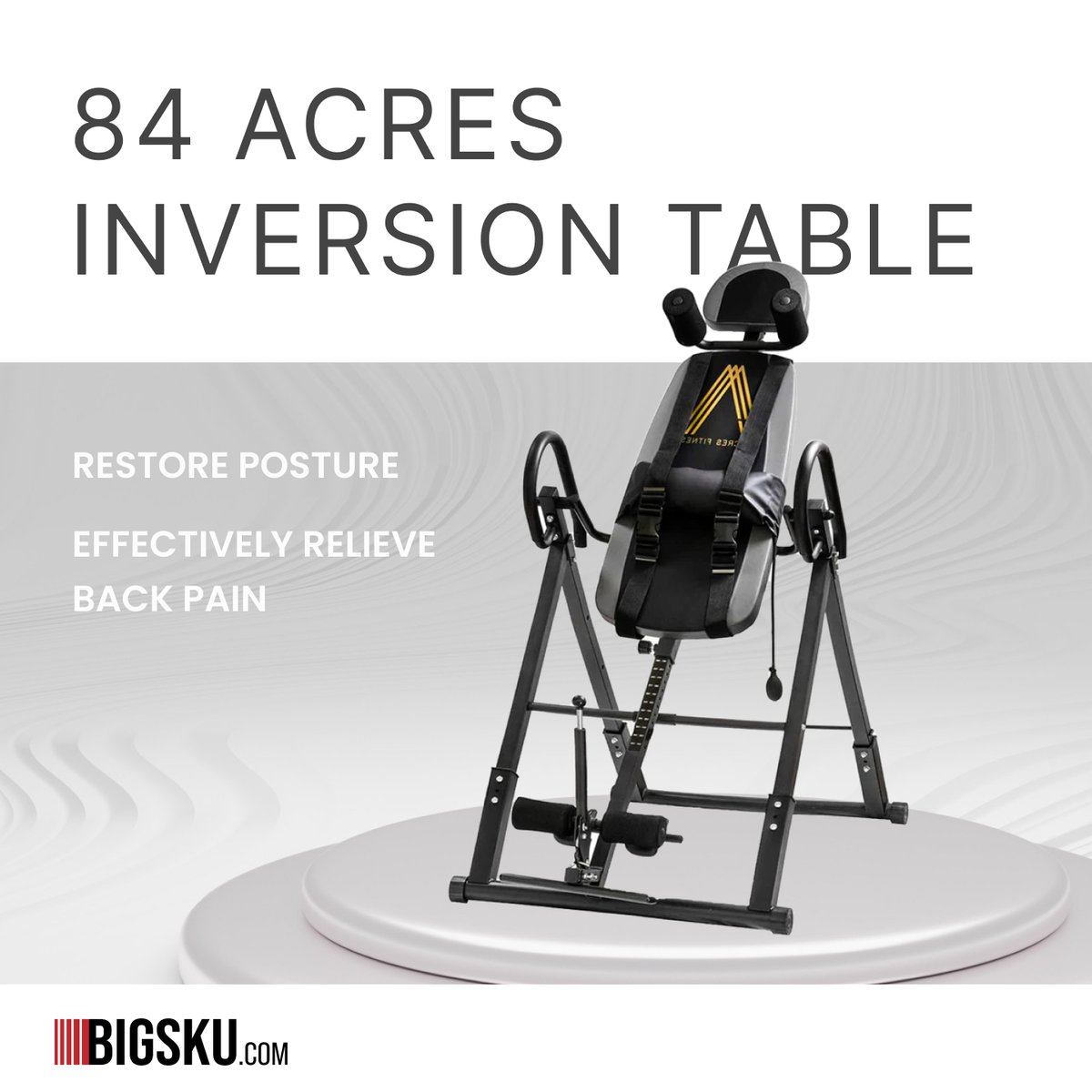 BIGSKU_Canada's tweet image. A few minutes every day, say goodbye to backpain.

#inversiontable #84acres #backpainrelief #phsiotherapy