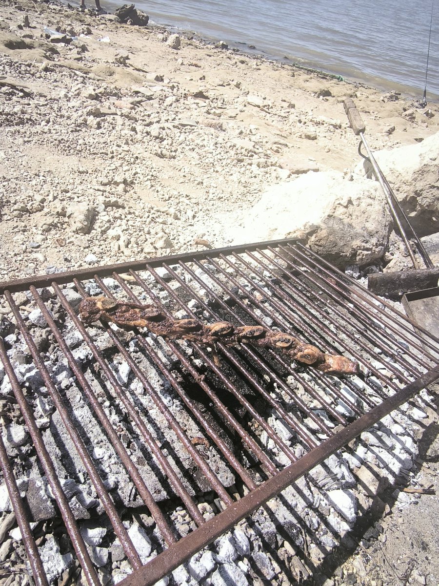 Hoy me pague un asado para mis amigos