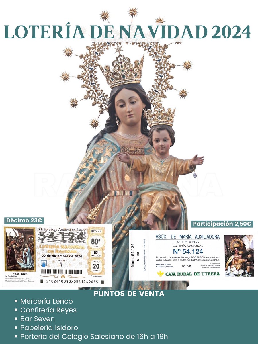 adma_utrera's tweet photo. ¿Y SI TOCA? NO TE QUEDES SIN LA TUYA 👇🏽 #LoteríaNavidad2024 https://t.co/6ed81OdJx5