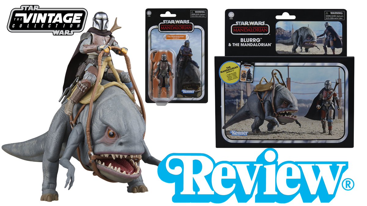 NEW VIDEO: Star Wars The Vintage Collection Blurrg &amp; The Mandalorian (Arvala-7) Review! Check it out youtu.be/x1hPh9JhjEA #StarWars #TheMandalorian #TVC