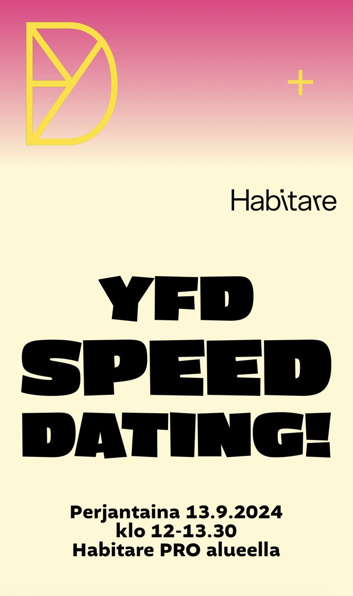 ilonatormikoski's tweet photo. Hienoa päästä huomenna tapaamaan nuoria muotoilijoita ja tukemaan oman muotoilusupervoiman löytämisessä!
Huomenna YFD Speed Deittaillaan klo 12-13.30 Habitaressa!
#habitare2024 #youngfinnishdesign #designlead https://t.co/Ei1528gxAV