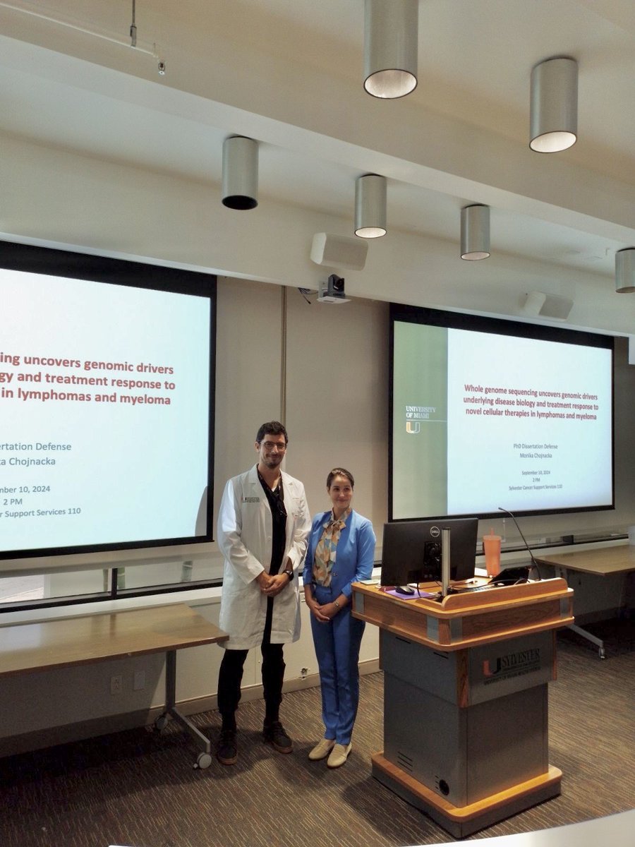 Monika Chojnacka (@monikachojnack7) on Twitter photo This week I successfully defended my PhD! 🎉 There aren’t enough thank you’s in the world to show how grateful I am to my brilliant and supportive mentor <a href="/FrancescoMaura4/">Francesco Maura</a> and the members of my committee <a href="/TaylorJ_MD/">Taylor Lab UM</a> <a href="/EmilianoCocco2/">Emiliano Cocco</a> <a href="/JuanAlderuccio/">Juan P. Alderuccio</a> Dr Stephan Shurer, Dr Ken Shain This week I successfully defended my PhD! 🎉 There aren’t enough thank you’s in the world to show how grateful I am to my brilliant and supportive mentor <a href="/FrancescoMaura4/">Francesco Maura</a> and the members of my committee <a href="/TaylorJ_MD/">Taylor Lab UM</a> <a href="/EmilianoCocco2/">Emiliano Cocco</a> <a href="/JuanAlderuccio/">Juan P. Alderuccio</a> Dr Stephan Shurer, Dr Ken Shain