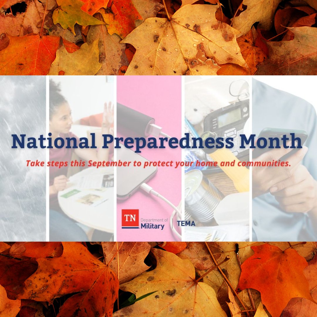 WCJC_EMA's tweet image. Gov. Bill Lee Announces September as National Preparedness Month:  tn.gov/tema/news/2024….