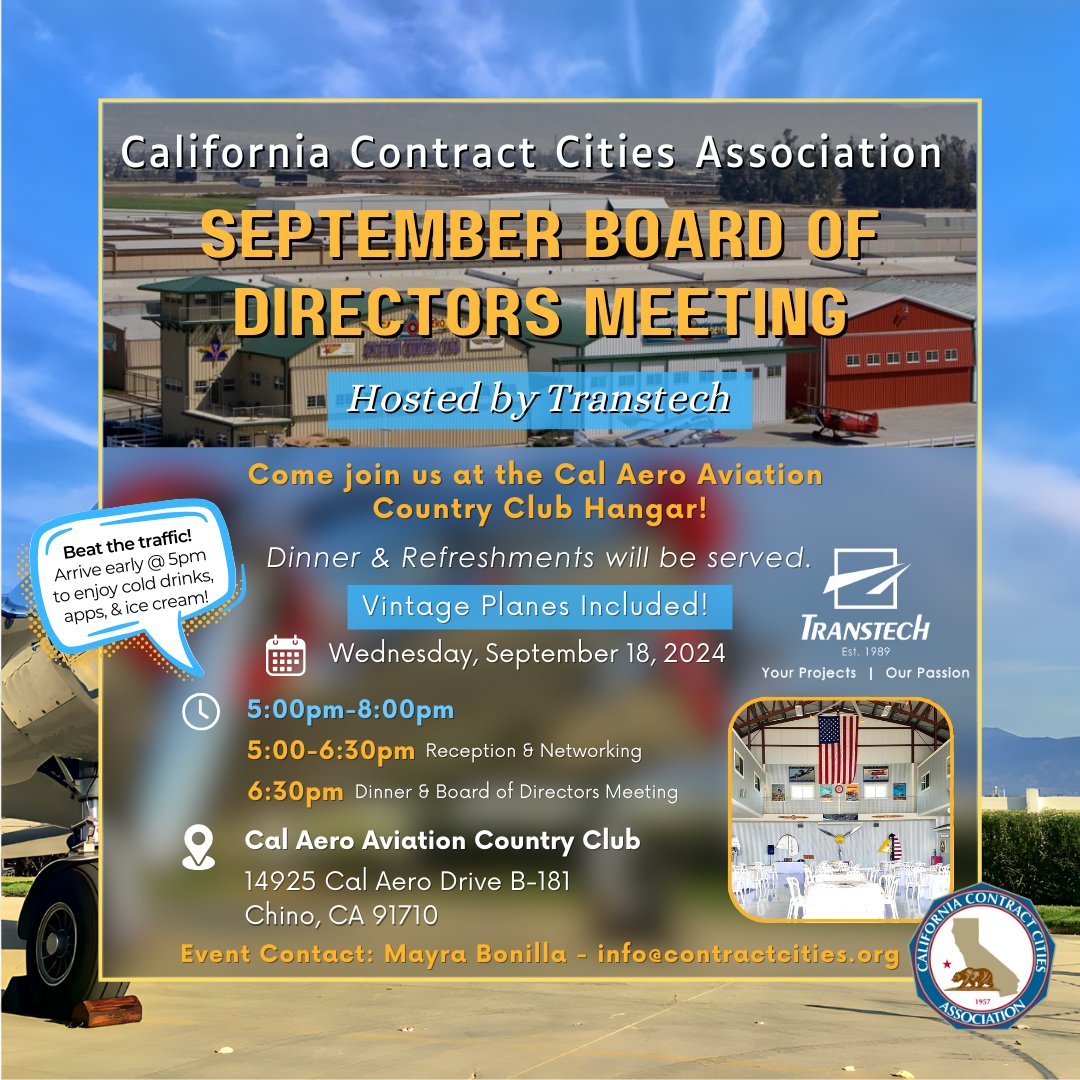 California Contract Cities Association (CCCA) tweet media