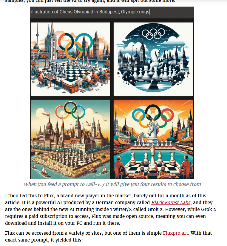 Sarterus's tweet photo. How not to use AI: Chess Software giant @chessbase use AI to infringe on the most famous trademark around the Olympic rings! https://t.co/iigR2D2djV