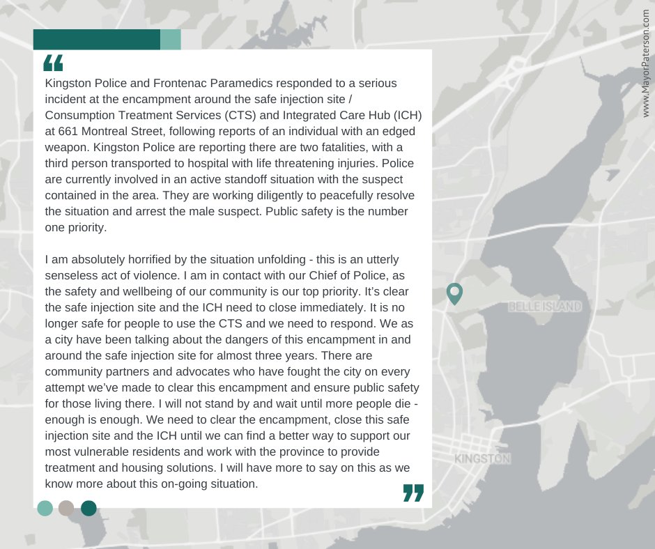 Incident at the safe injection site/ Consumption Treatment Service and Integrated Care Hub at 661 Montreal St.
