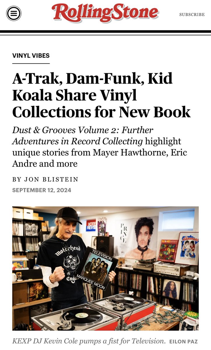Kevin Cole (@djkevincole) on Twitter photo Adventures in Record Collecting! ✨
<a href="/dustandgrooves/">Dust & Grooves</a> V2 out soon!
dustandgrooves.com
Pump your fist for Television!!! #kexp Adventures in Record Collecting! ✨
<a href="/dustandgrooves/">Dust & Grooves</a> V2 out soon!
dustandgrooves.com
Pump your fist for Television!!! #kexp