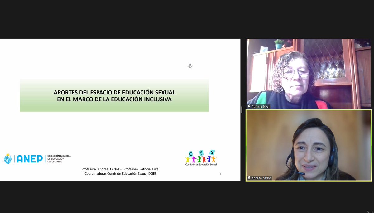 TrayectoriasCFE's tweet photo. AHORA | Último encuentro del ciclo: Pensar las prácticas en el marco de la Edu. Inclusiva, a cargo de la Comisión de Edu. Sexual de la @dges_Uruguay

Gracias a todos los equipos de la Coordinación de Edu. Inclusiva por sus valiosos aportes a lo largo del ciclo, en su 4ta edición https://t.co/pkJSH7WqE6