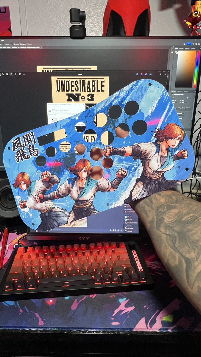 Okiboard leverless artwork👌