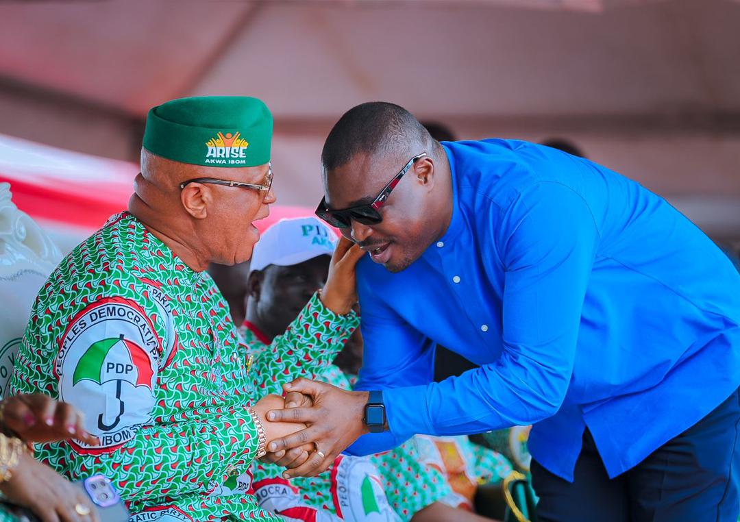 Repmartinsesin's tweet photo. Earlier today, I joined @_PastorUmoEno and fellow party members at the official launch of the PDP campaign for the upcoming 2024 local government elections in Akwa Ibom State.

#TeamPDP https://t.co/twiUEkkM1o