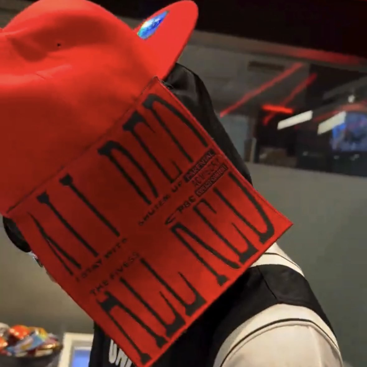 Playboi Carti spotted wearing new “ALL RED” hat (2024)