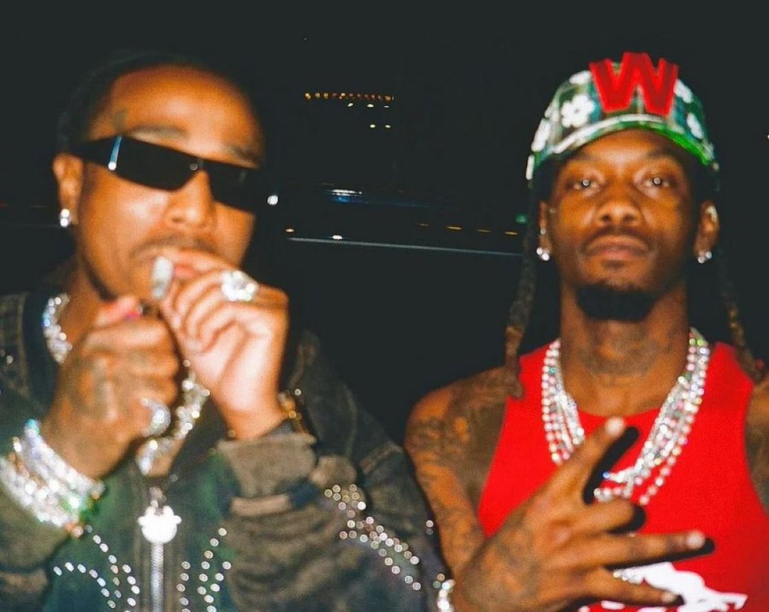 DailyLoud's tweet photo. Quavo &amp; Offset link up https://t.co/vQcsDwKGit