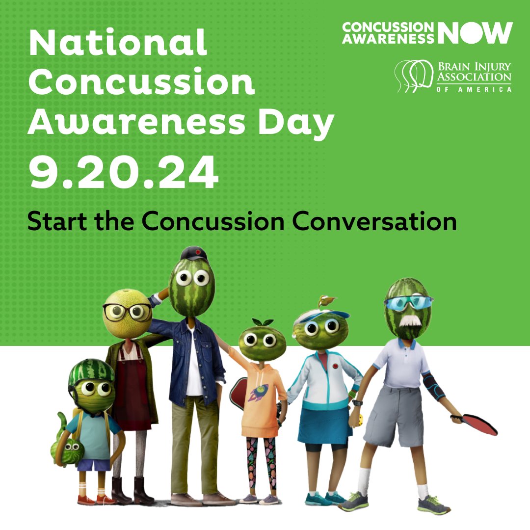 biaamerica's tweet photo. Concussion Awareness Day is just one week away! Have you made plans to start the conversation around concussion? Get resources for spreading the word on social media, awareness event planning tips, and much more on the Concussion Awareness Now website: https://t.co/ePA4eJvOeO https://t.co/ILkp6Gu6VY