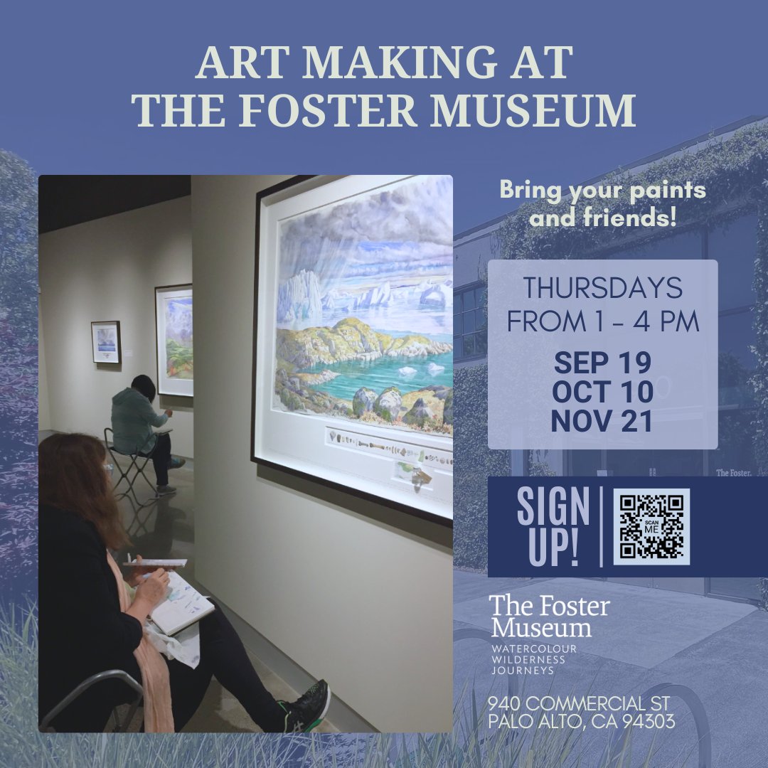 TheFosterMuseum's tweet image. 🎨✨ Join us for art making on Thursday, Sept 19, from 1–4 pm! Bring your friends and your own paints! 🖌️👥

Refreshments provided 🍵
📲 RSVP today!

#ArtMaking #CreativeSpace #MuseumEvents #PaintingWithFriends #RSVP #ArtCommunity