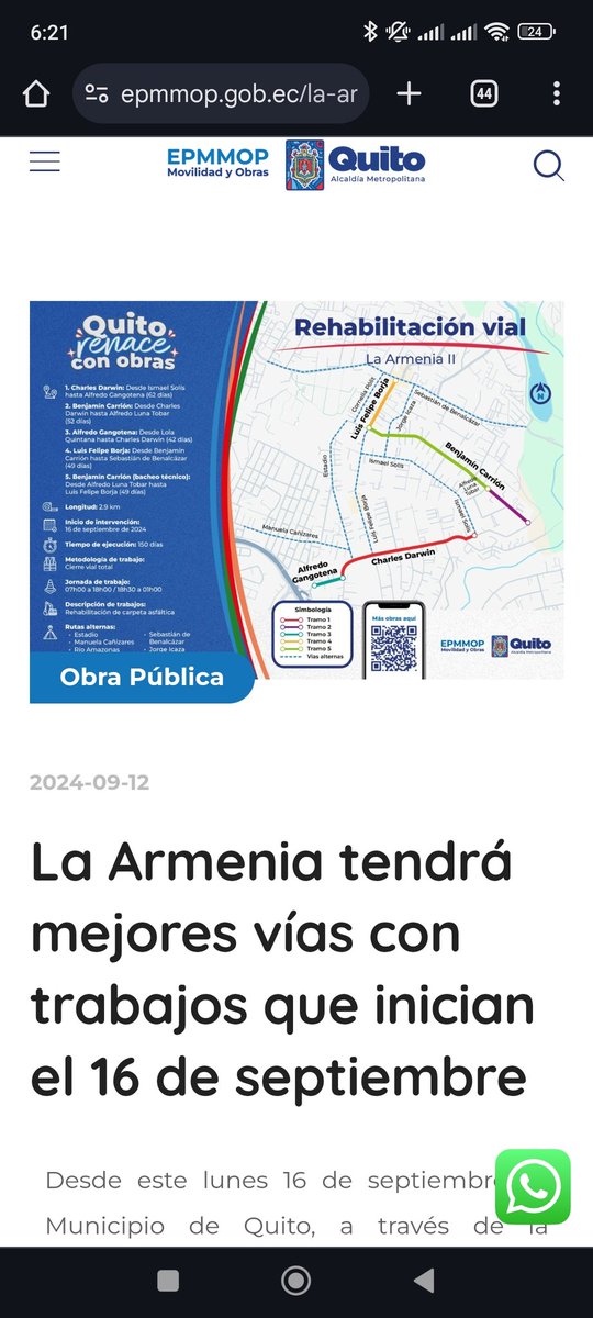 Srs <a href="/ObrasQuito/">Obras Quito</a> porque esperar al inicio de clases para generar caos?? Saben cuántas unidades educativas existen en la zona? Si en día normal es un caos pero con estos cierres que lo van a realizar de la noche a la mañana 
Tuvieron todas las vacaciones de escuelas para trabajar