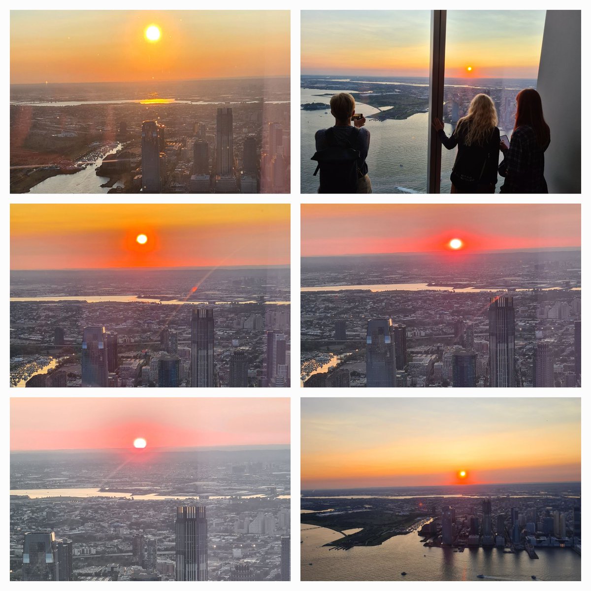 VDPSachsenAnhal's tweet photo. Durfte gerade vom #OneWorldObservatory aus gemeinsam mit meiner Familie einen eindrucksvollen Sonnenuntergang erleben. @_WTCOfficial https://t.co/4RfA4AOV0s