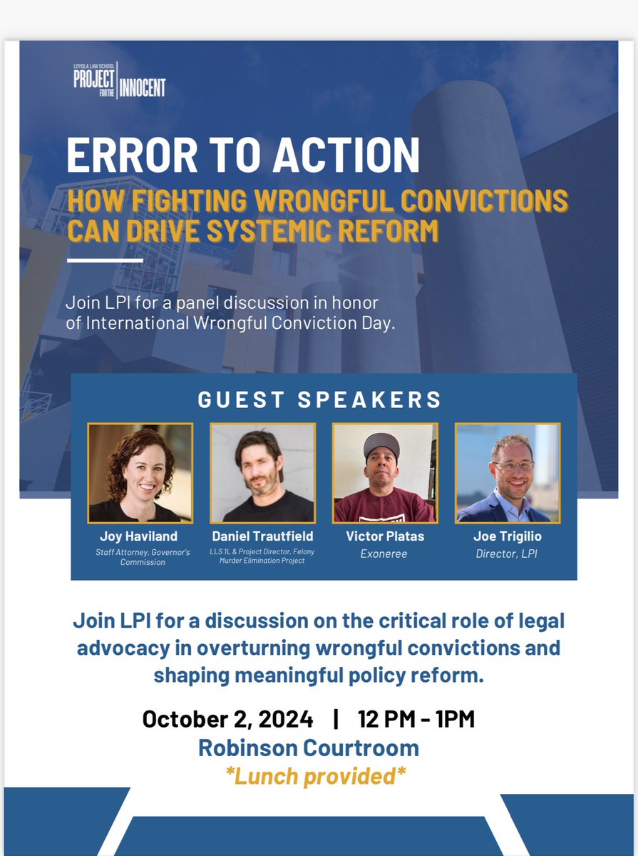 We hope to see you there <a href="/LoyolaLawSchool/">Loyola Law School</a>